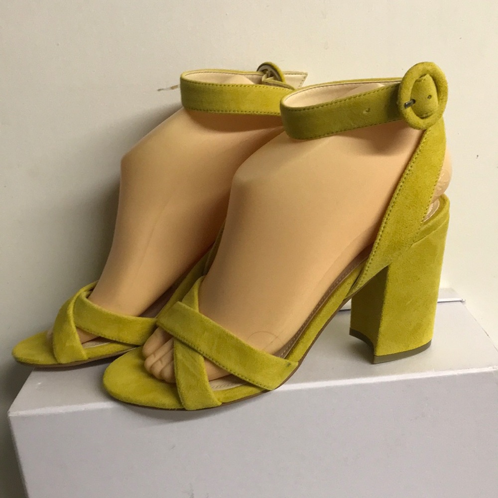 Nine West suede heels sandals